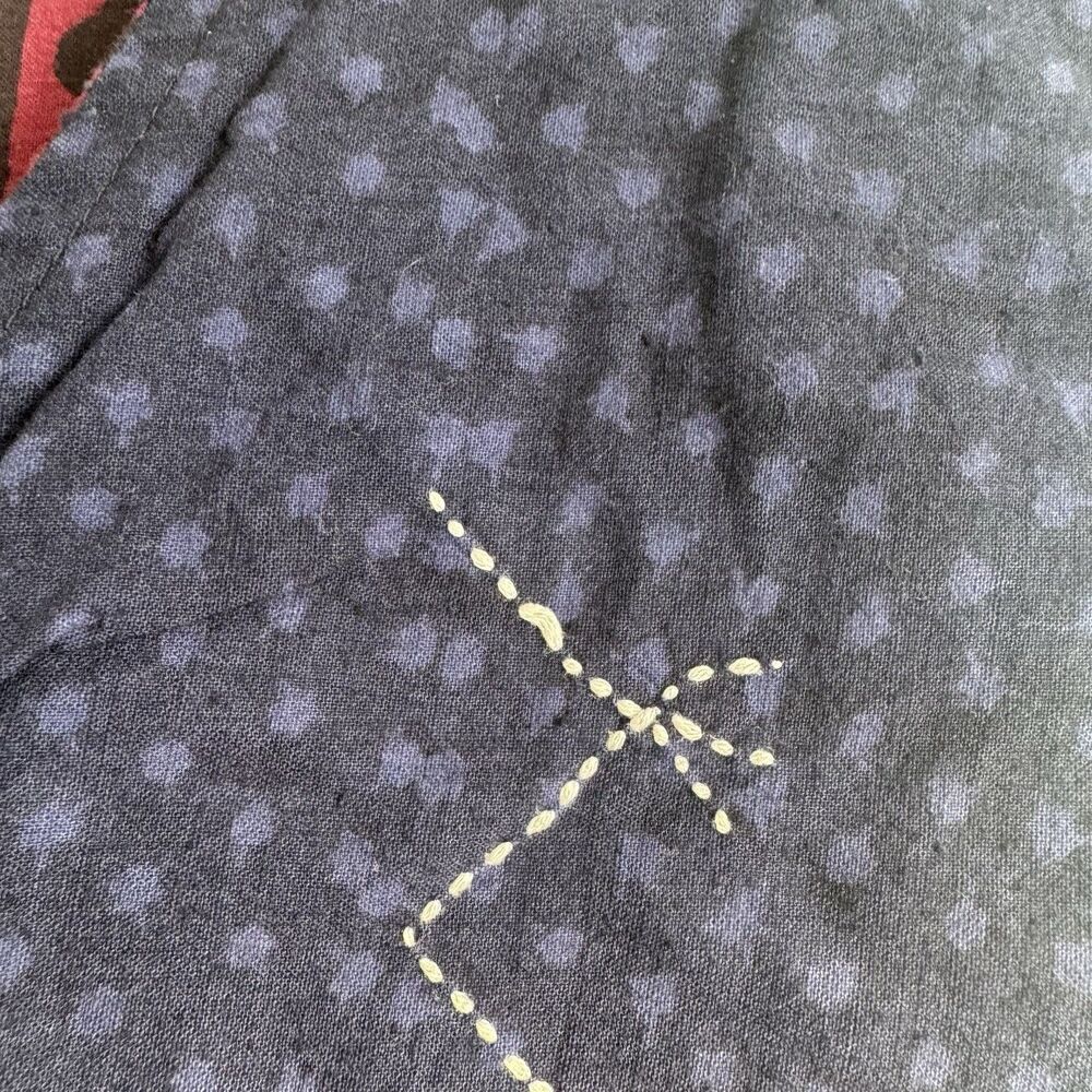 Vintage Reversible Vest Womens Large Beaded Embroidered 90s Double Sided Boho - Picture 16 of 16